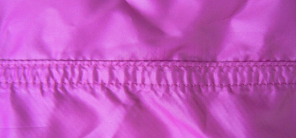 Processing parameters – multiple topstitched seam