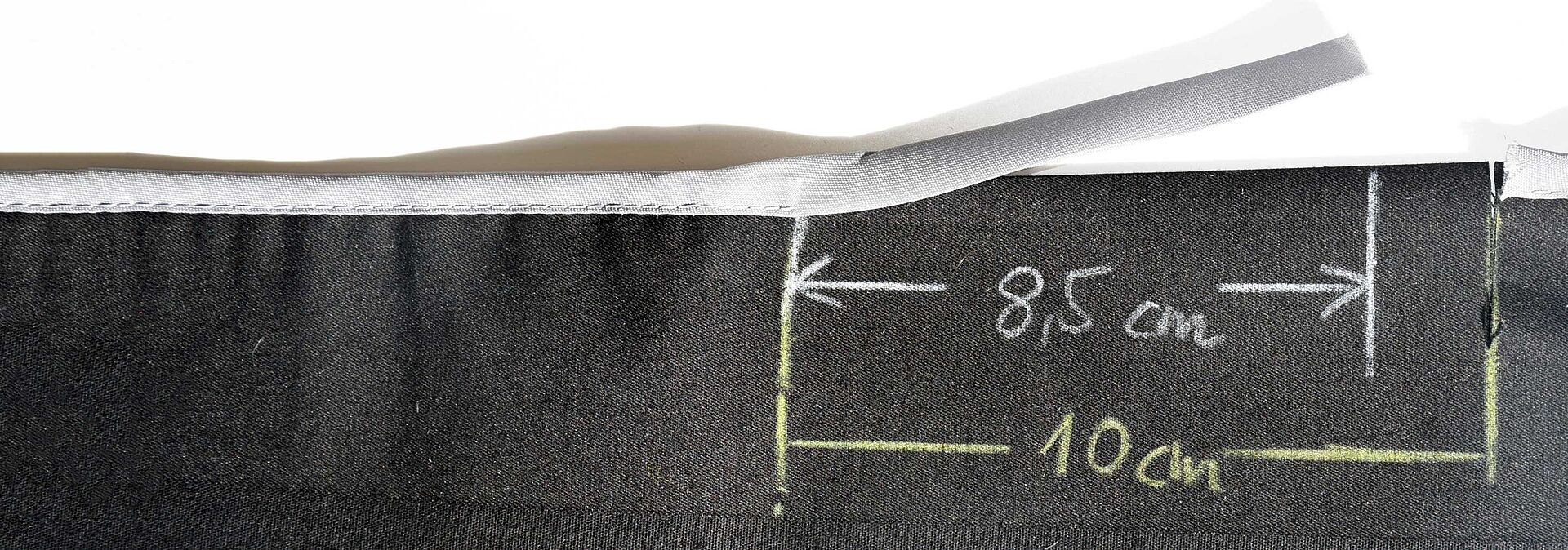 Machine setting – piping tape-too tight