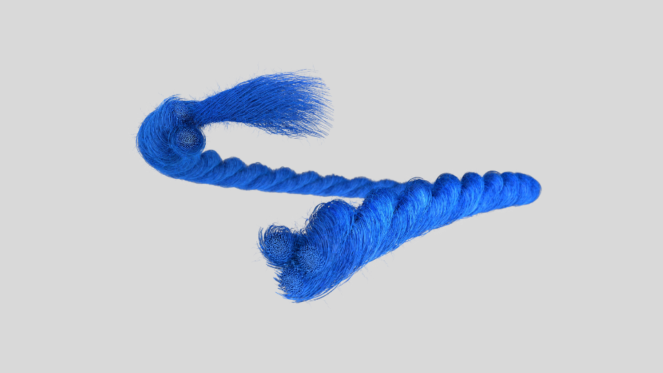 Spun thread