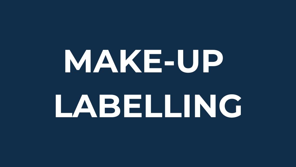 Make-up labelling