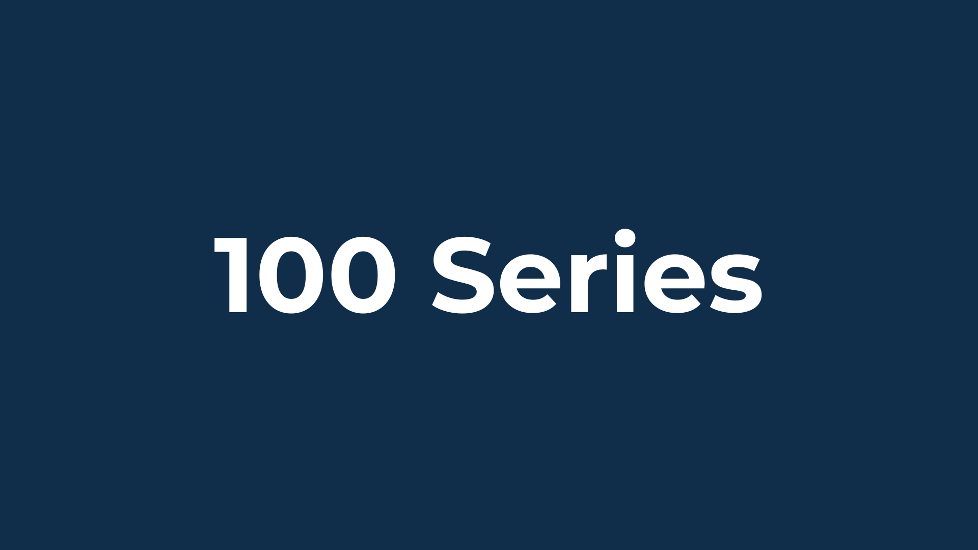 100 Series – Chain & Blind Stitches