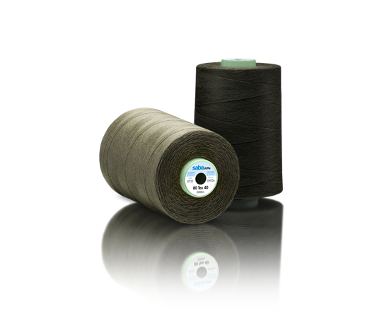 Amann 100% Polyester CoreSpun Sewing Thread Saba 80 1000M Color 1305 Federal Blu 