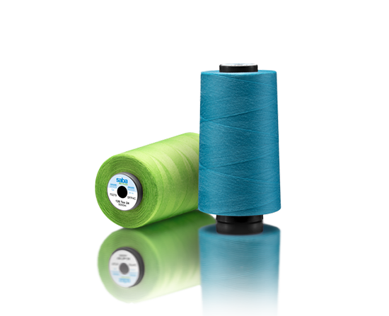 Sustainable, 100% recycled sewing thread: Saba Recycled