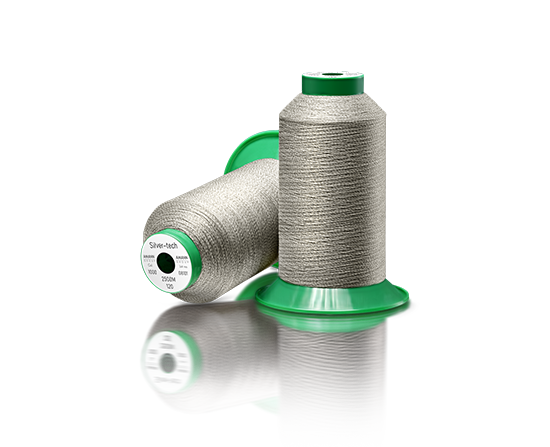 Conductive sewing & embroidery thread: Silver-tech